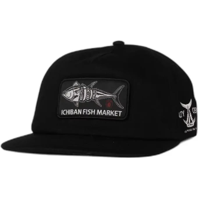 Salty Crew Fish Market Snapback Cap zwart