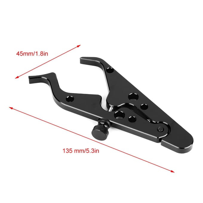 Cruise Gashendel Stuur Bedieningshulp Tool voor Motor Motorfiets zwart