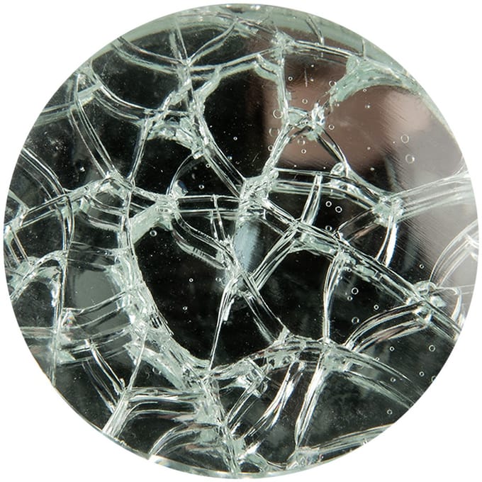 Clayre & Eef Deurknop Ø 4x3 cm Transparant Glas