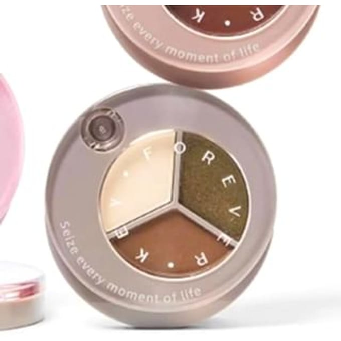 FOREVER KEY - 3 Colors Eyeshadow Palette - E05 Camouflage #E05 Camouflage - 2.4g