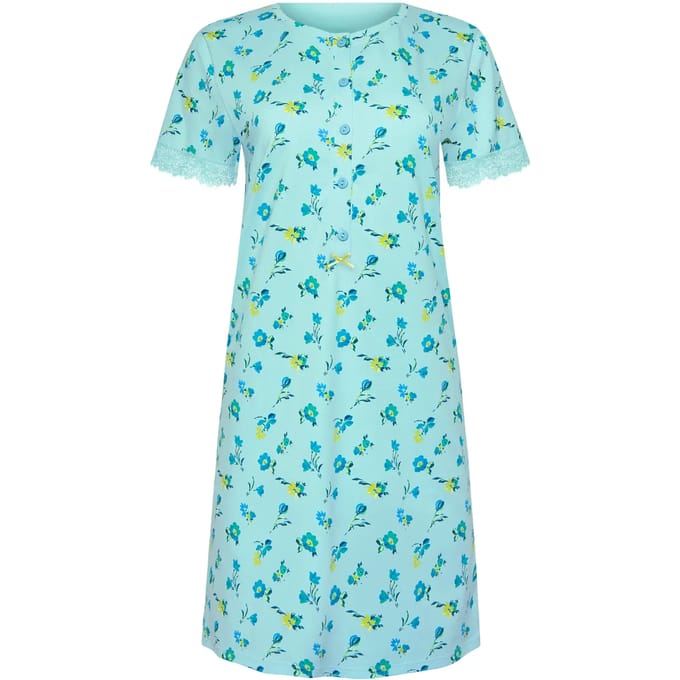 Nachthemd Lisca Nachthemd met slipe mouwen BLOOMY Cheek