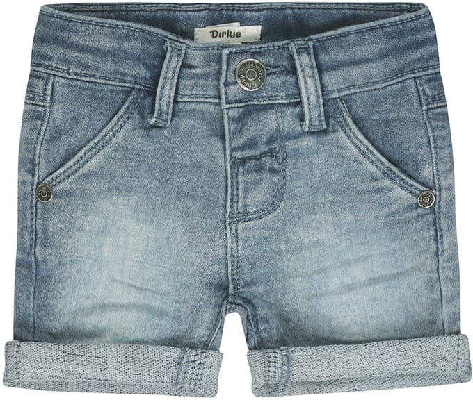 Dirkje Jongens Jeans shorts - Blue jeans