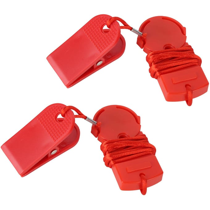 2 stuks loopband veiligheidssleutel lichtgewicht loopband veiligheidsklem rood loopband red