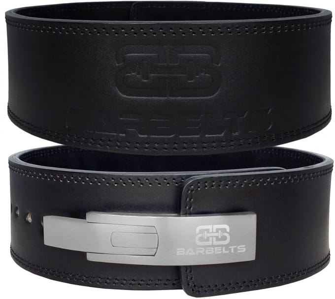 Lever belt 10mm Onyx - powerlift riem