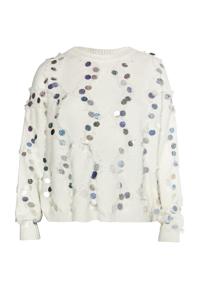 IZIA Jumper Dames wolwit