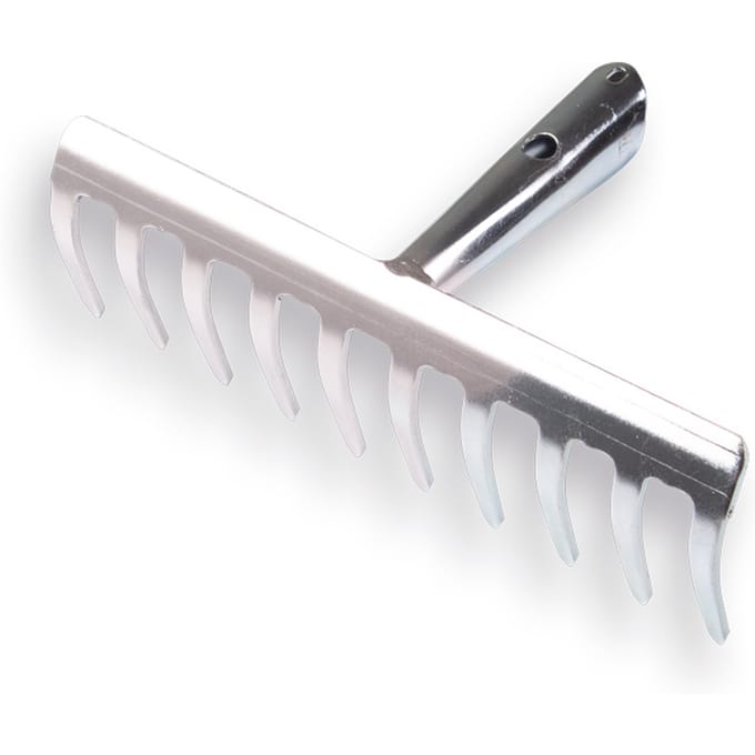 Tuinhark 10 tands | verzinkt | zonder steel