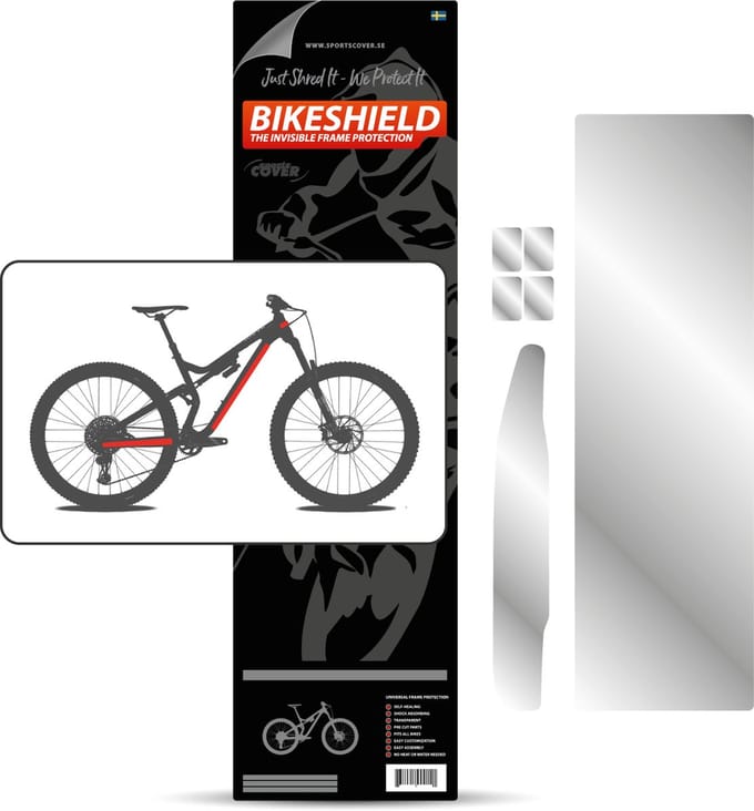 Bikeshield Halfpack matte - frame bescherming - protectie sticker - fiets