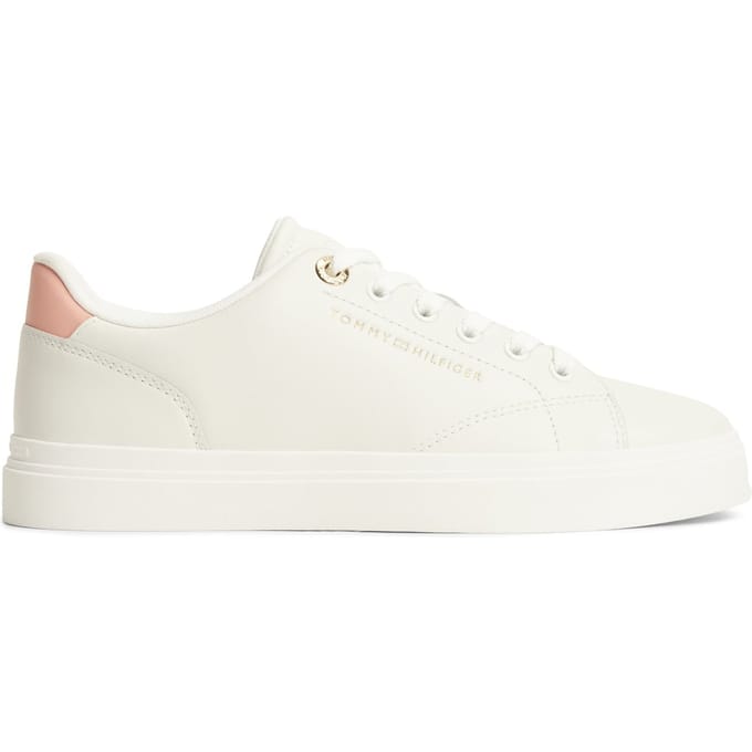 Tommy Hilfiger Th Chic Sneaker White/porcelain Pink Größe: 39 | Trainers Outlet | Damen | Rosa