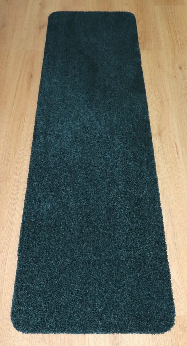 PRIMA - Soft - Badmat - Wastafelmat - loper - donker groen - 50x180cm - antislip