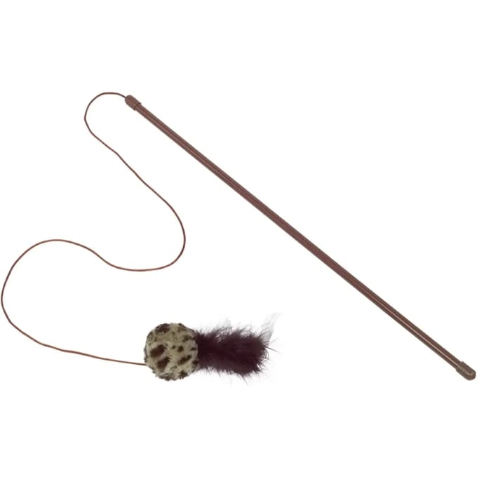 Kattenhengel met veren balrammelaar Nobby Pet