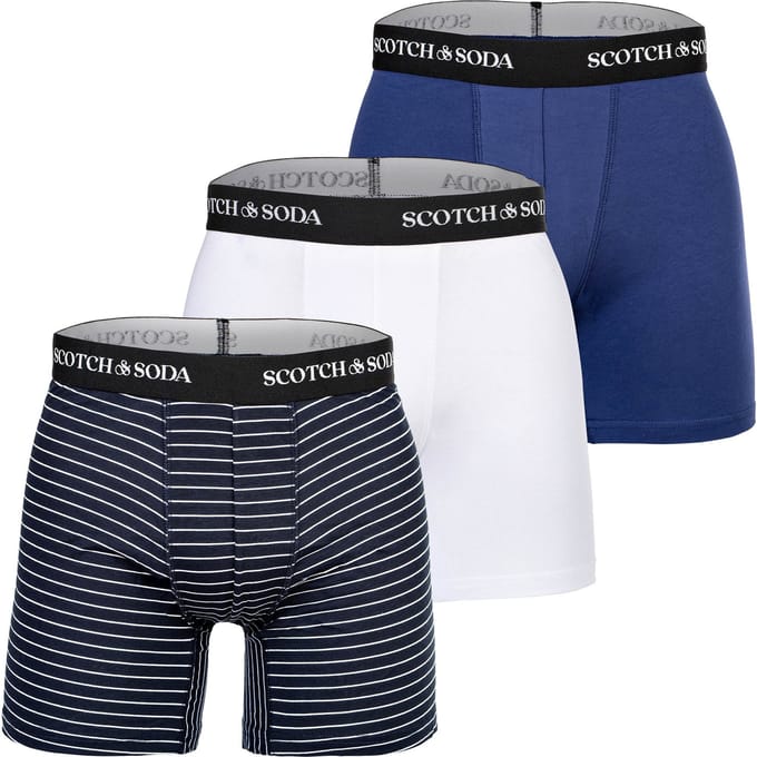 Scotch & Soda Solid Cotton Stretch Boxershorts