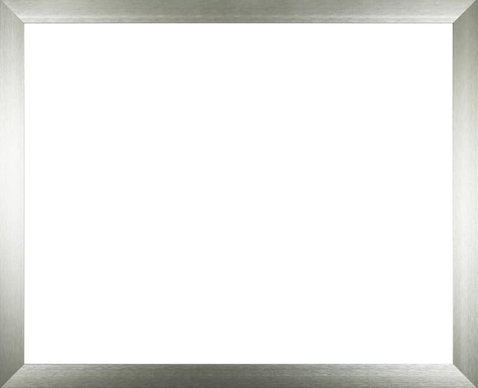 Toronto aluminium fotolijst 40x100cm, aluminium geborsteld