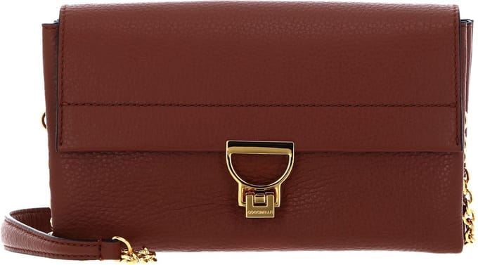 COCCINELLE Leren Schoudertas Arlettis Handbag Brule Bruine