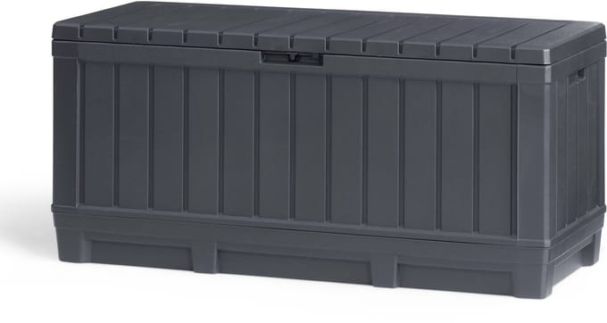 Keter Kentwood Opbergbox - 350L - 128x53.6x59 cm - Antraciet