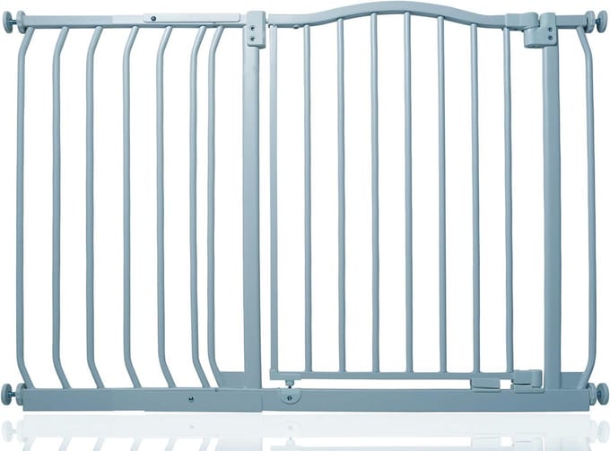 Safetots Klemhekje met Gebogen Bovenkant, 107cm - 116cm, Mat Grijs