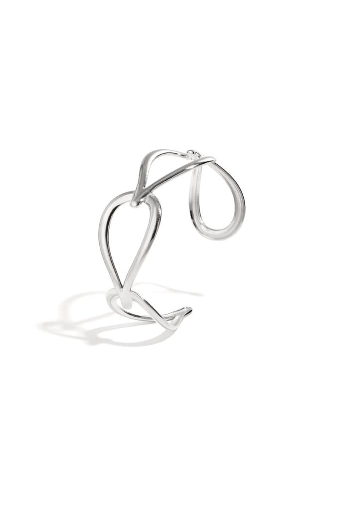 Bijoutheek Armband (Sieraad) Cuff Irregular Zilver