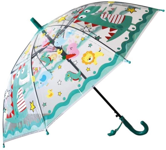 Kinder Paraplu | Dieren | Zoo motive | doorzichtig plastic | 96 cm