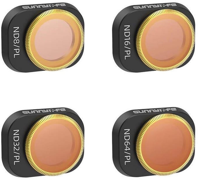 Sunnylife 4 Lens Filters ND/PL 8 16 32 64 for DJI MINI 4 PRO