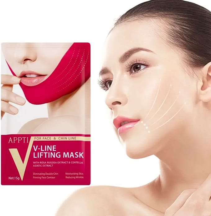 Nieuwe verpakking 2 V Line Lifting Face Mask - Dubbele Kin Masker
