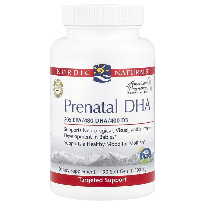 Nordic Naturals, DHA pour la grossesse, 90 gélules