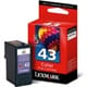 Lexmark 18Y0143E nr. 43 inktcartridge kleur (origineel)