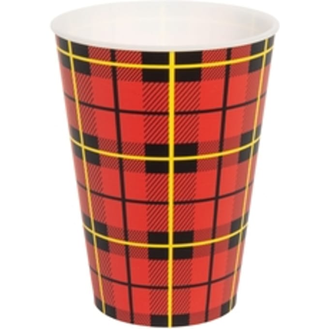 Beker IEZZY 180ml herbruikbaar Scotty 20 stuks rood