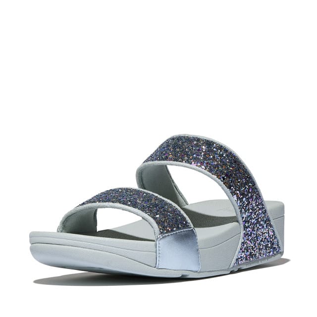 FitFlop Dames sandalen Lulu Multi-Tonal Glitter Slides JE5