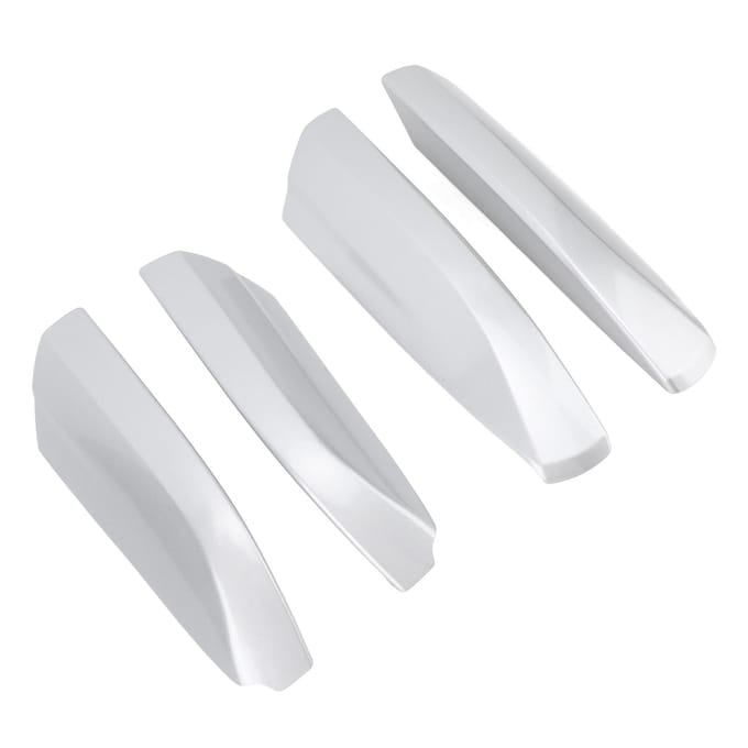 Lot de 4 caches de protection pour barres de toit Toyota argenté