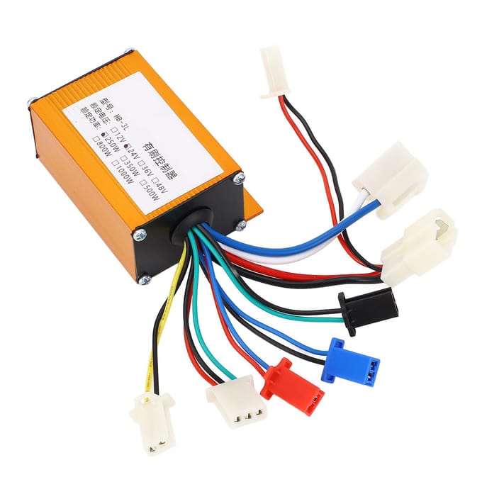 24V 250W Borstelmotor Regelkast Lage Uitval Aluminiumlegering Borstelmotor Controller voor Elektrische