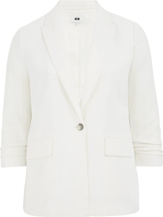 WE Fashion Dames regular fit blazer - Curve