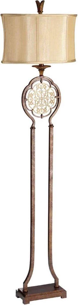 Feiss Staande LED Lamp Marcella | 1X E27 Max 60W | British Bronze/Oxidized Bronze