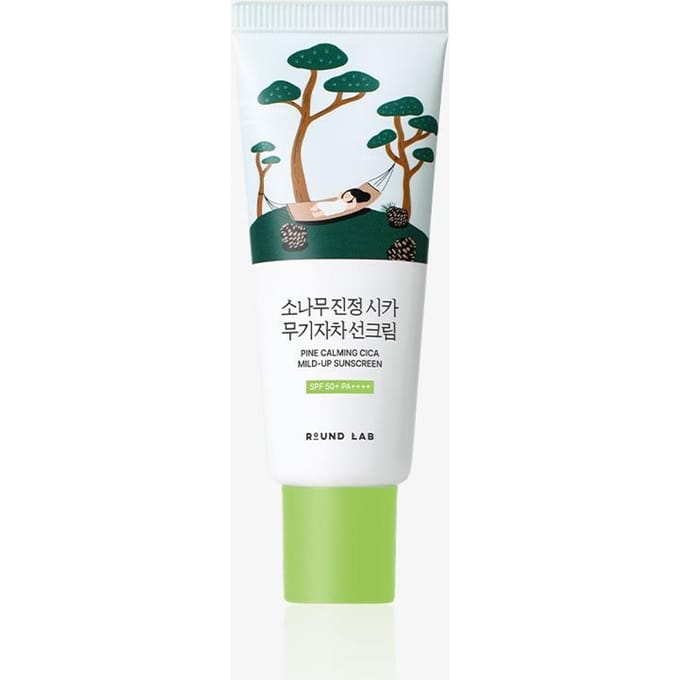 ROUND LAB Berkensap Hydraterende Zonnecrème 50ml (1+1 Duo Pack) white