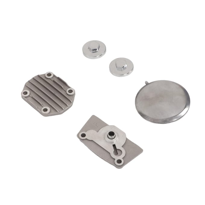 5pcs Ensembles de Couvercles de Culasse en Alliage d'Aluminium pour 70cc 90cc 110cc VTT Quad 4 Roues Motos Tout-Terrain gray