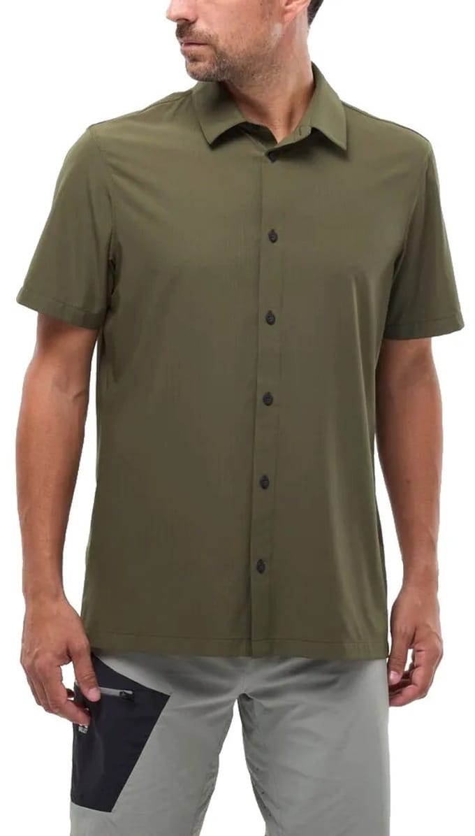 Millet Seneca Stretch Overhemd Met Korte Mouwen Groen M Man