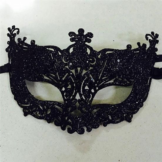 Vrouwen Mode Cosplay Oogmasker Carnaval Fancy Mardi Kerstfeest zwart