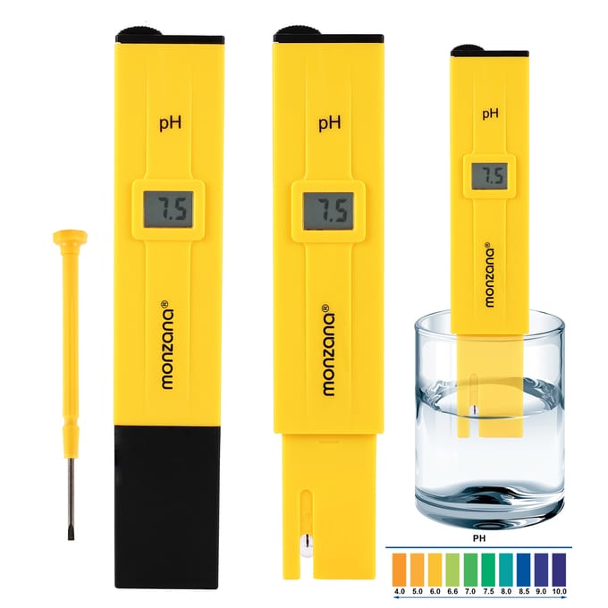 PH watertester met LCD-scherm batterij