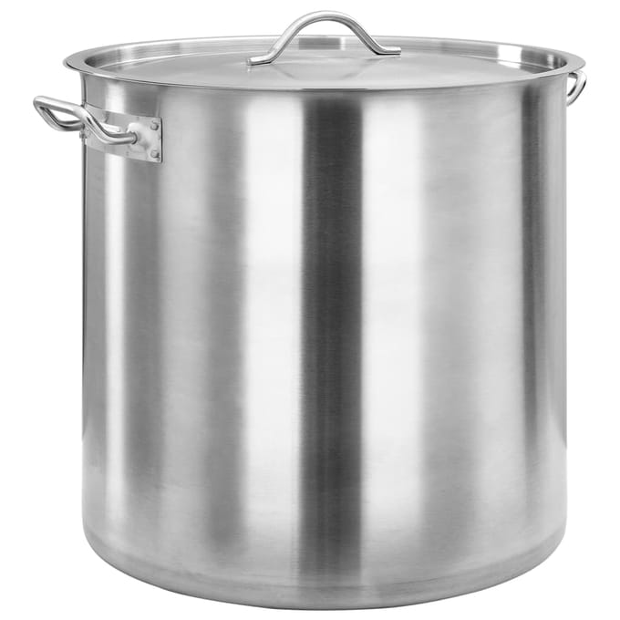 vidaXL - Kookpan - 71 - L - 45x45 - cm - roestvrij - staal
