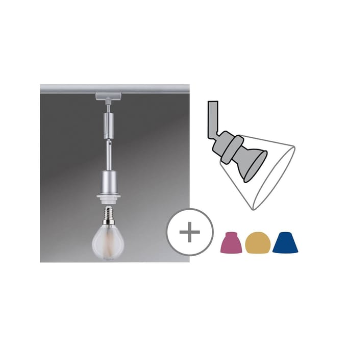 Paulmann 96969 hangende plafondverlichting Flexibele montage E14