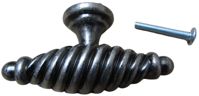 Twisted T Cabinet Knob 33mm