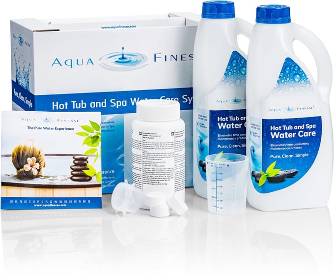 Aquafinesse Actie spa Water onderhoud pakket + Gratis Geurtje