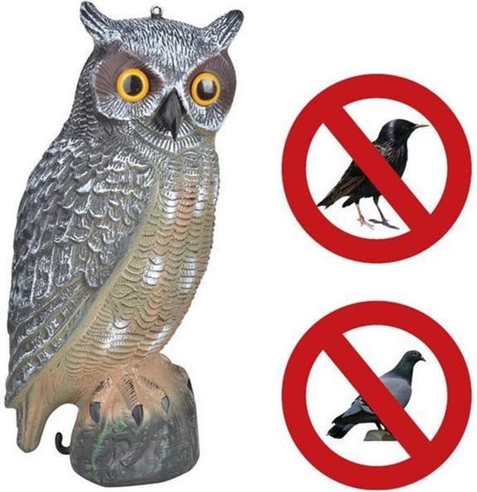 Esschert Design vogelverschrikker uil
