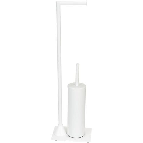 WENKO Toiletrolhouder met toiletborstel
