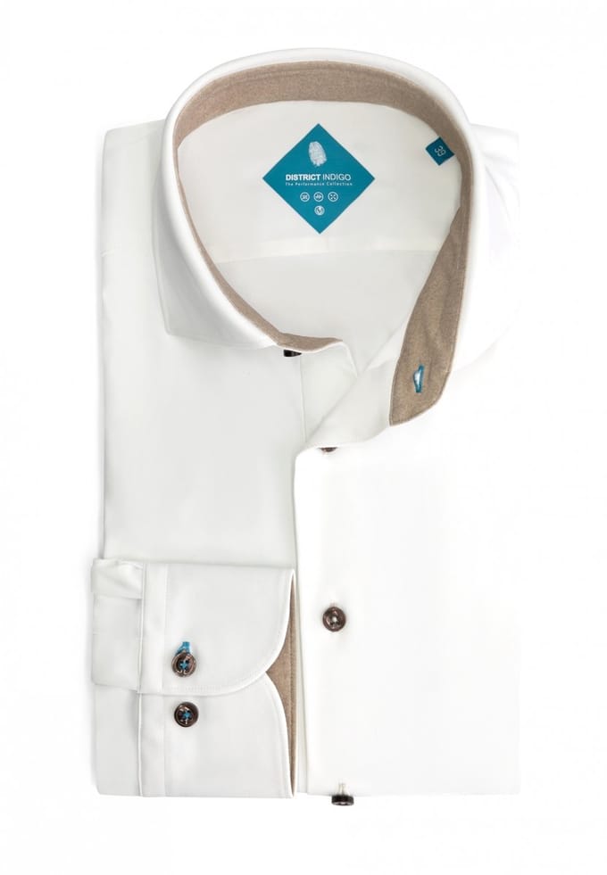 District Indigo Performance Overhemd White (7.32.025.739 - 007)