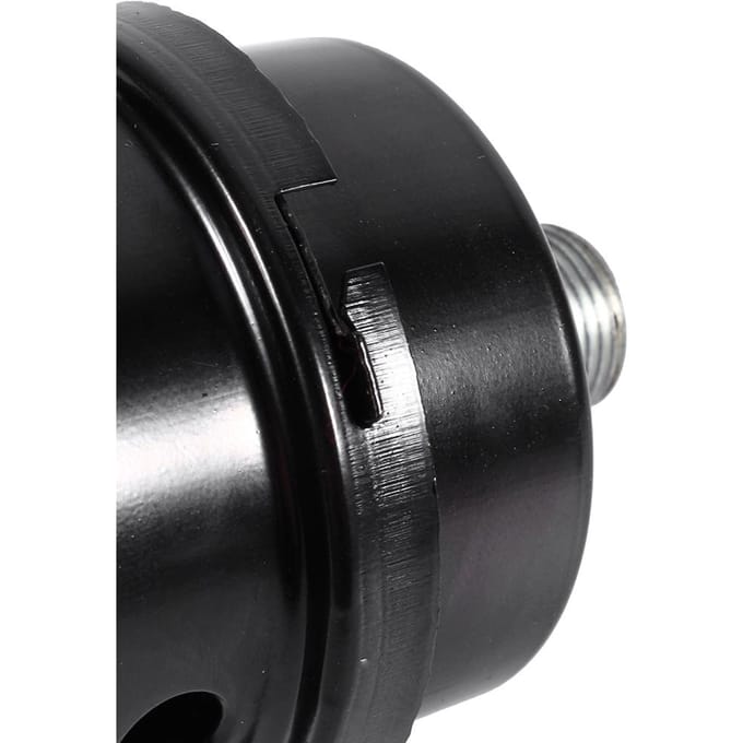 Zwart IJzer Luchtcompressor Inlaatfilter Demper Geluiddemper Draad 3 8  16MM