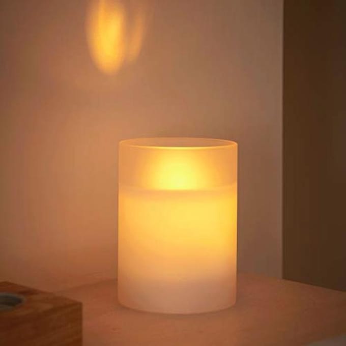 Vlamloze LED Decoratieve Kaars met Timer en Realistische Flikkerende Vlam