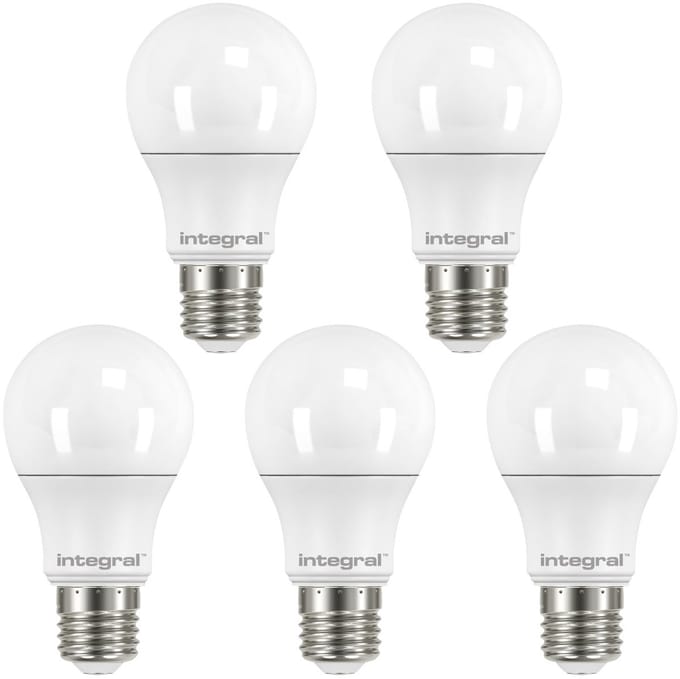 5 Pack - E27 Led Bol Lamp A60 - 4W - 470 LM - 2700K Warm Wit - Dimmable