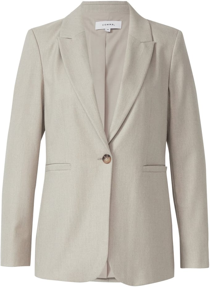 Klassieke flanellen blazer voor dames COMMA