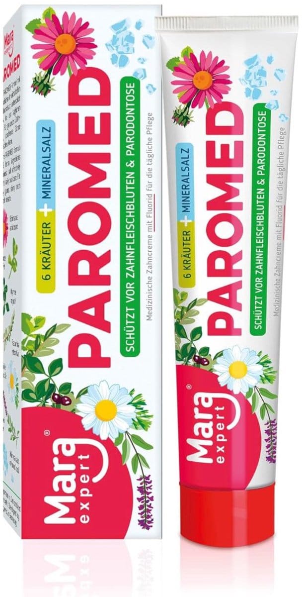 Mara Expert Paromed tandpasta - zout - kruiden - fluoride - 75 ml