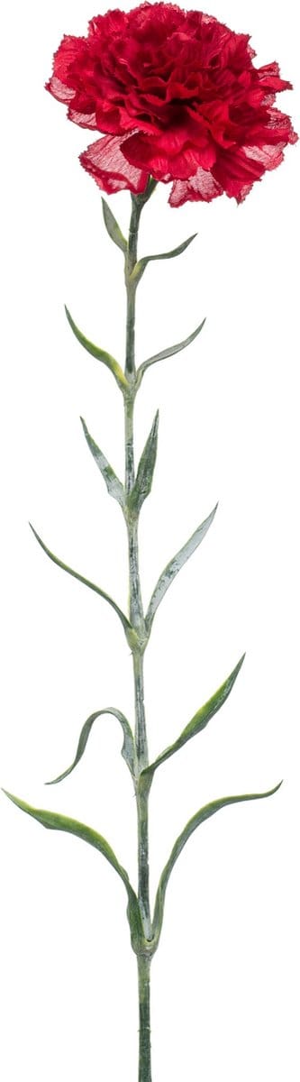 Emerald - Kunstbloem Anjer 67cm rood - Kunstplant voor binnen