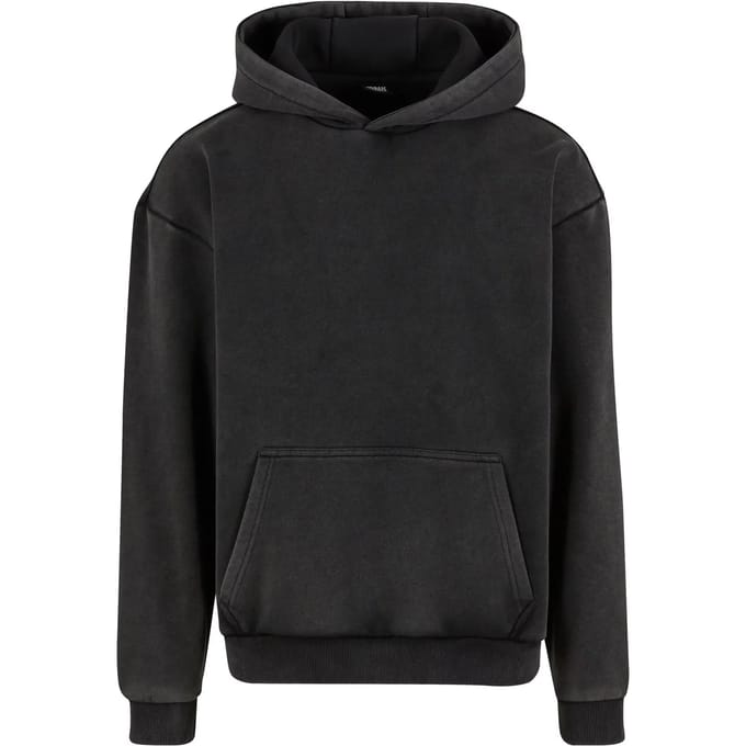 Urban Classics - Vintage Heavy Hoodie/trui - S - Grijs
